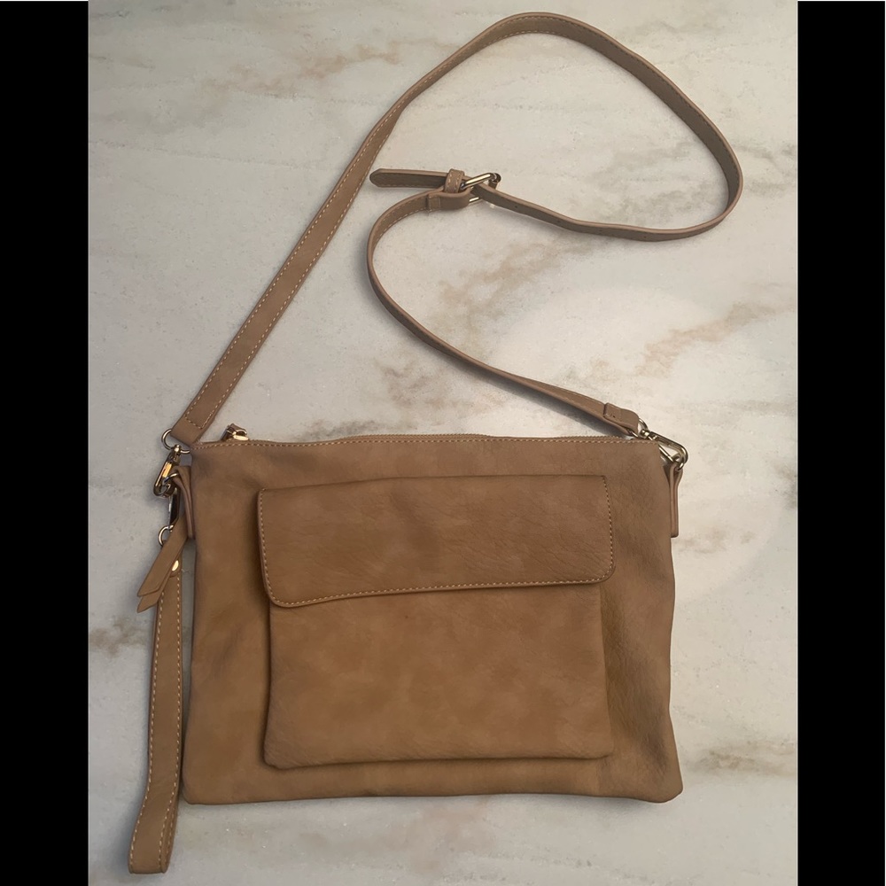 Shiraleah Jesse cross-body in tan